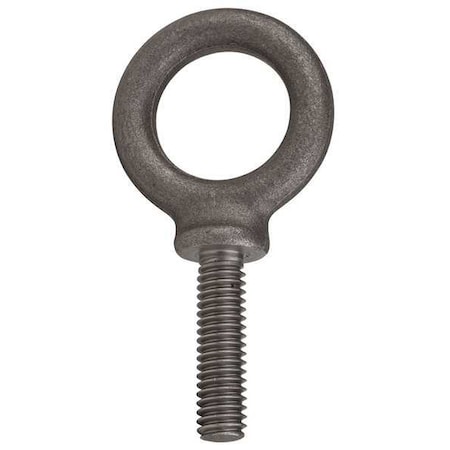 Ken Forging Eye Bolt With Shoulder, 5/16"-18, 1-1/8 in Shank, 7/8 in ID, Steel, Plain K2022