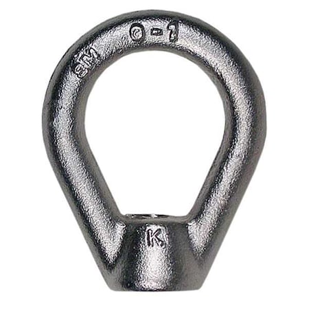 KEN FORGING Oval Eye Nut, 5/8"-11 Thread Size, 3/4 in Thread Lg, 316 Stainless Steel, Plain EN-7-316SS