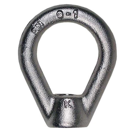 Ken Forging Oval Eye Nut, 3/4"-10 Thread Size, 3/4 in Thread Lg, 316 Stainless Steel, Plain EN-8-316SS
