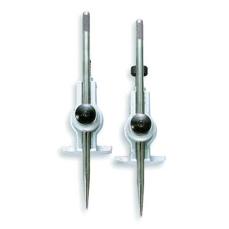 General Tools Precision Adjustable Trammel, 6 in, To Beam 5/8 to 1 1/2 in Thick of Any Length, For Layout, Marking Templates and Drawing Large Circles 523