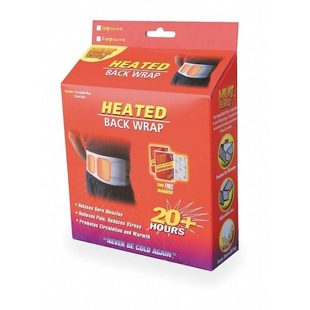 Heat Factory Heated Body Wrap, Gray, 5-3/4In. x 44In. 196