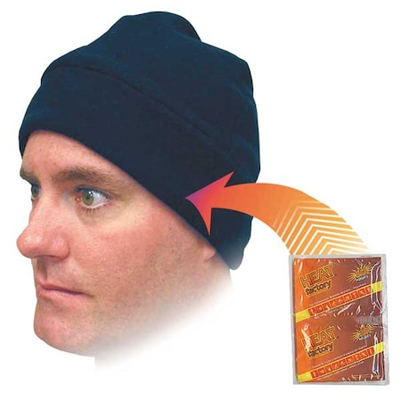 Heat Factory Beanie Cap, Black, Universal 586-BK