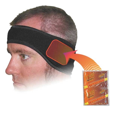 Heat Factory Headband, Black, Universal 1760-BK