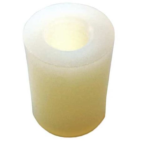 Zoro Select Round Standoffs, #8-32 Thrd Sz, 3/8 in Bd L, Nylon Plain, 1/4 in OD, 10 PK 15TSP012