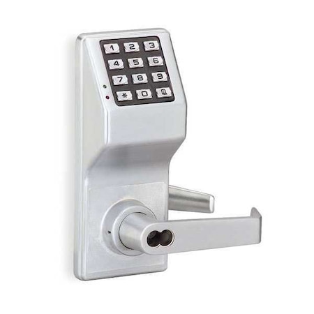 Trilogy Electronic Lock, Satin Chrome, 12 Button DL2700WPIC US26D