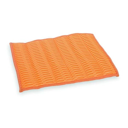 Tough Guy Microfiber Cloth Wipe 7" x 9", Orange 3ZNE3