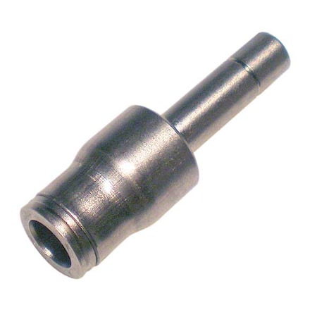 Legris Push-Fit Adapter Fitting, 1/4 in Tube Size, Brass, Silver 3667 06 56