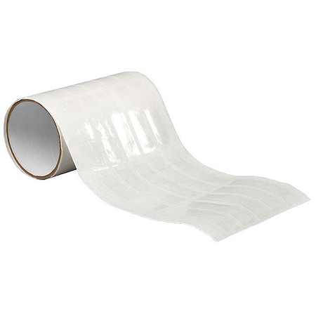 Tapecase Film Tape, 1 in W x 2 in L, 3 mil Thick, Transparent, Acrylic Adhesive, 100 PK 15C583