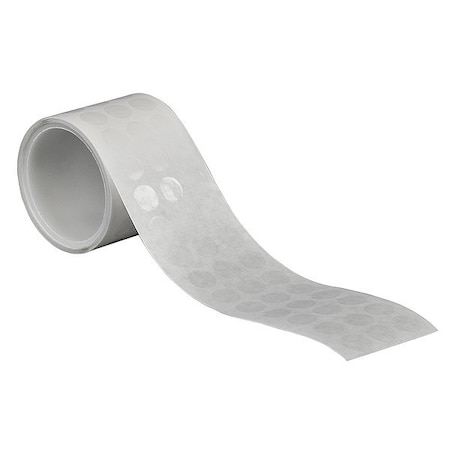 Tapecase Film Tape, 1/4 in W x 1/4 in L, 3 mil Thick, Transparent, Acrylic Adhesive, 2000 PK 15C574