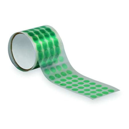 3M Film Tape, 1/2 in W x 1/2 in L, 3.2 mil Thick, Green, Silicone Adhesive, 250 PK 8992
