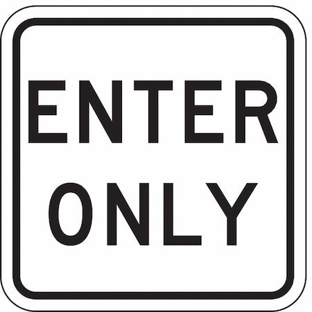 Zing Traffic Sign, 18 in H, 18 in W, Aluminum, Rectangle, English, 2301 2301
