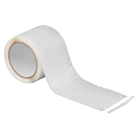Tapecase Double-Sided Foam Tape, 1/4 in W, 4 in L, 1/16 in, Polyethylene Foam, Double-Sided, 25 PK 15C781
