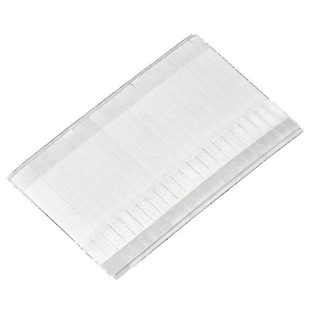 Tapecase Double-Sided Foam Tape, 1/4 in W, 1 in L, 1/16 in, Polyethylene Foam, Double-Sided, 25 PK 15C779