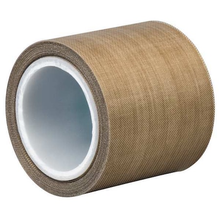 3M PTFE Glass Cloth Tape, 2 in x 5 yd, 6mil 5453