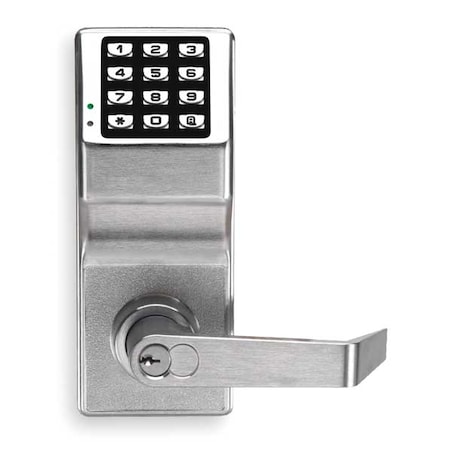 Trilogy Electronic Lock, Satin Chrome, 12 Button DL5200IC US26D