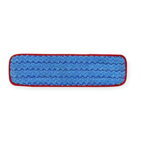 Rubbermaid Commercial 18 in Quick Change Mop Pad, Red, No Handle FGQ41000RD00