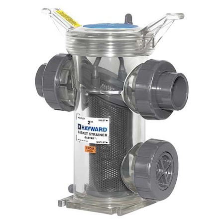 Hayward Flow Control Basket Strainer, 1" Pipe, Socket/Threaded, Eastar, 100 psi SBC100STE132