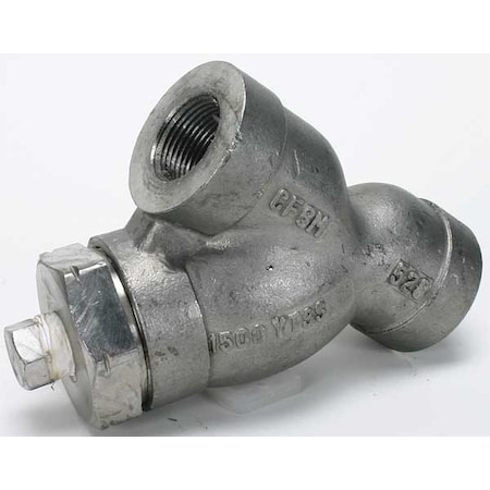 Ssi Y Strainer, 1/2" Pipe, FNPT x FNPT, Stainless steel, 3500 psi at 100 Degrees F 0050-1500Y1TT-1