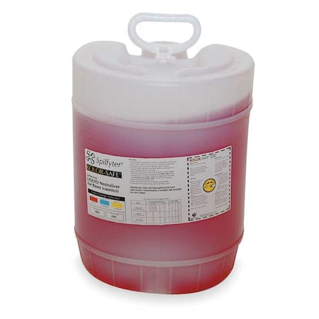 Spilfyter Chemical Neutralizer, Bases, 5 gal 430020