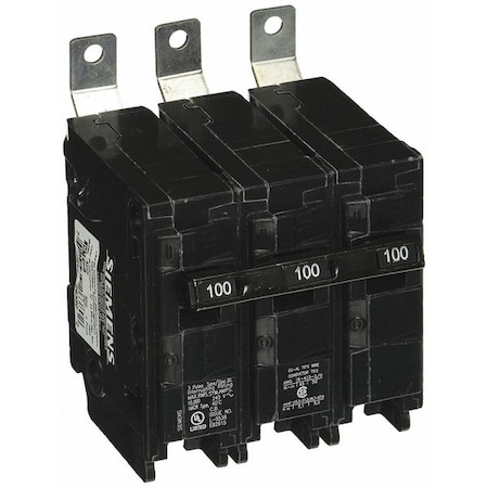 Siemens Miniature Circuit Breaker, BL Series, 100A, 3 Pole, 240V AC, 10kA at 240V AC B3100