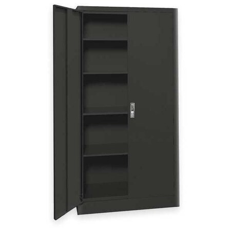 Atlantic Metal Welded Steel Radius Edge Storage Cabinet, 36 W, 72 H, Black ER4P362472-09