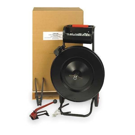 Zoro Select Steel Strapping Kit, 20 mil, 3/4 In. W 3CUN5