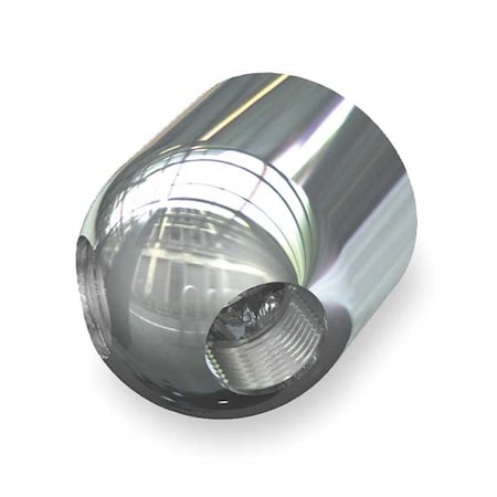 Watersaver Double Wye Flange, 3/8 In, Brass BI141