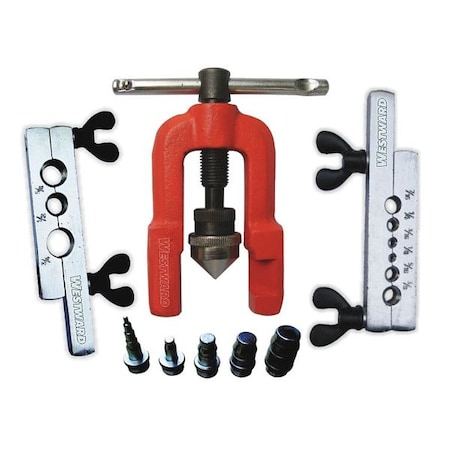 Westward Flaring and Swaging Tool, 1/8-3/4 In 3CYU4