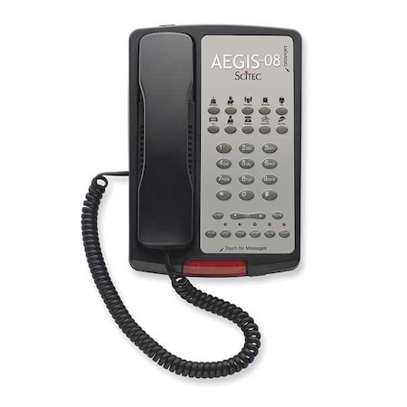 Cetis Hospitality Speakerphone, Black Aegis-T-08 (BK)