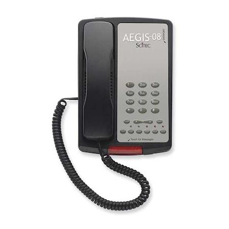 Cetis Hospitality Speakerphone, Black Aegis-TP-08 (BK)