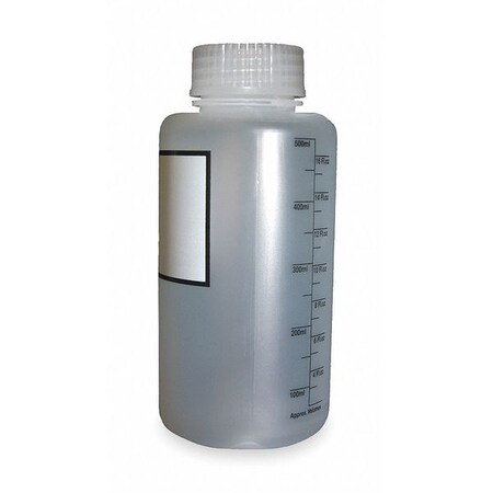 Vestil Plastic Dispensing Bottle, 16 Oz BTL-N-PP-16-LBL