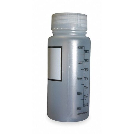Vestil Plastic Dispensing Bottle, 4 Oz BTL-W-PP-4-LBL
