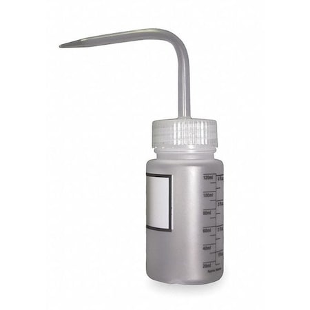 Vestil Wash Bottle, Natural, Polypropylene BTL-WW-4-LBL