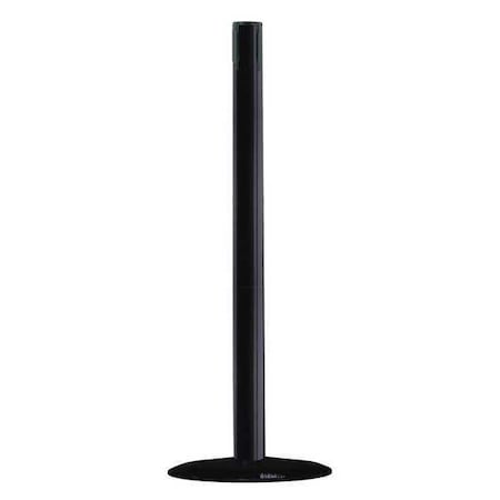 Tensabarrier Receiver Post, 38 In H, Black 875-33-RCV
