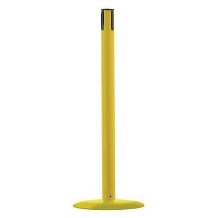 TENSABARRIER Receiver Post, 38 In H, Yellow 875-35-RCV