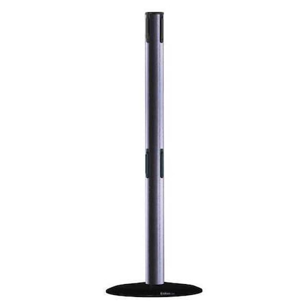 Tensabarrier Receiver Post, 38 In H, Gray Hammertone 889T2B-33-73-RCV