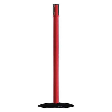 Tensabarrier Receiver Post, 38 In H, Red 890B-33-21-21-RCV