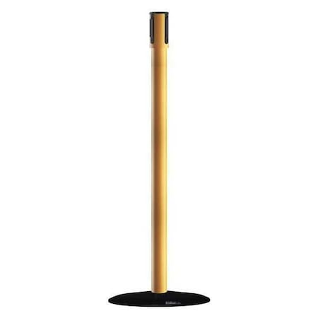 Tensabarrier Receiver Post, 38 In H, Yellow 890B-33-35-35-RCV