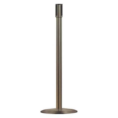 Tensabarrier Receiver Post, 38 In H, Satin Stainless 890U-3S-3S-3S-RCV