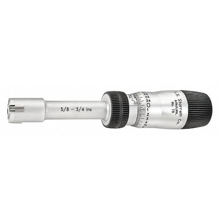 Starrett Micrometer Inside 5/8 to 3/4" Range 78XTZ-750