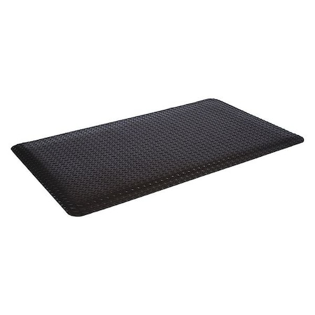 Crown Matting Technologies Antifatigue Mat, 75 ft. L x 2 ft. W, Black WDR1224BK-75