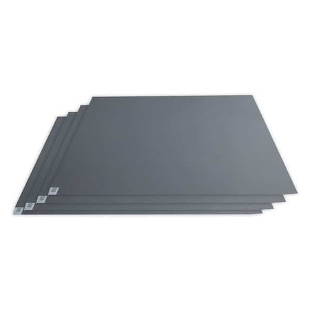 Condor Tacky Mat Replacement Pads, Polyethylene, 1.5 mil Thick, 24 in W x 30 in L, Gray, 60, 4 PK WMA30-2430G
