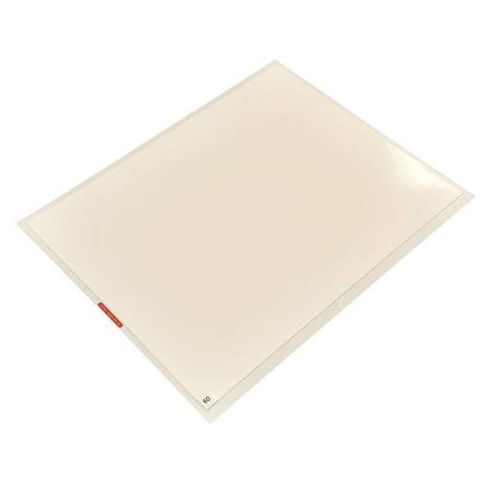 Crown Matting Technologies Disposable Tacky Mat with Frame, Polyethylene Film, 3.18mm Thick, 31 1/2 in W x 25 1/2 in L, White WC 3125SW