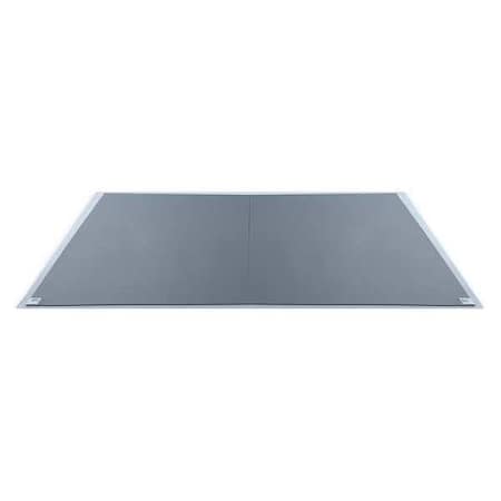 Condor Disposable Tacky Mat with Frame, Polyethylene, 6 mm Thick, 31.5 in W x 50 in L, Gray, 60 WMA60-3645G
