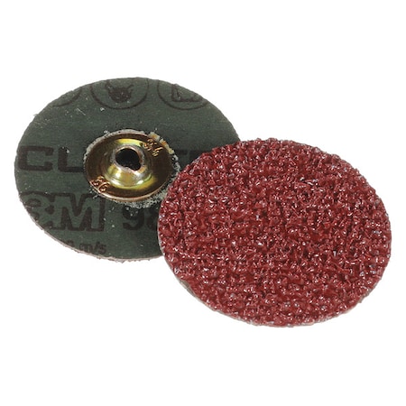 3M Cubitron Fiber Disc, No Hole, 2 in. Dia., 60 60410011724