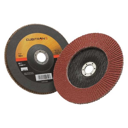 3M Cubitron Flap Disc, T27, 7in. x 7/8in., 60 7000148185