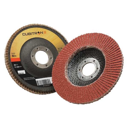 3M Cubitron Flap Disc, T29, 4-1/2in. x 7/8in., 80 7000148189