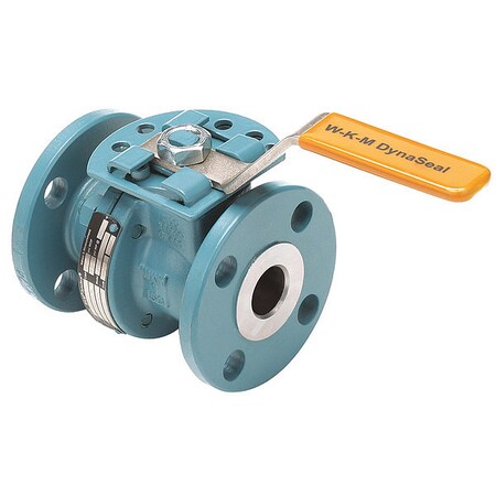 Wkm Dynaseal CS Ball Valve, Inline, Flanged, 6 in 6-F-B110-CS-42-CS-WG