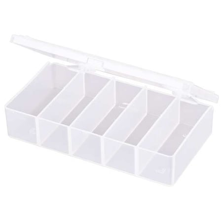 Flambeau Compartment Box with 5 compartments, Plastic, 1 5/16 in H x 2-15/16 in W T155