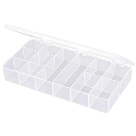 Flambeau Compartment Box with 12 compartments, Plastic, 1 3/8 in H x 4 in W T201